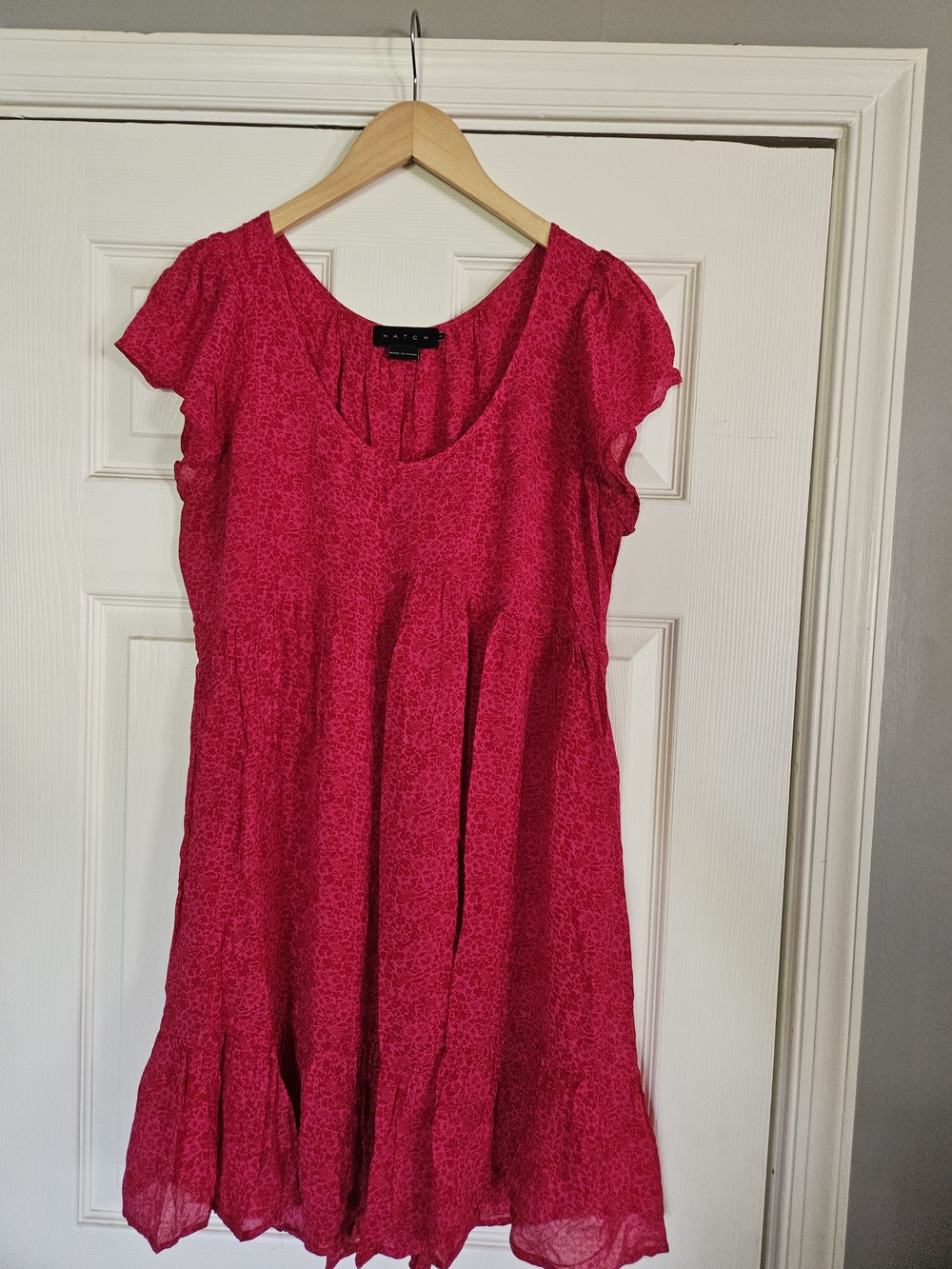 Hatch Hot Pink Maternity Dress